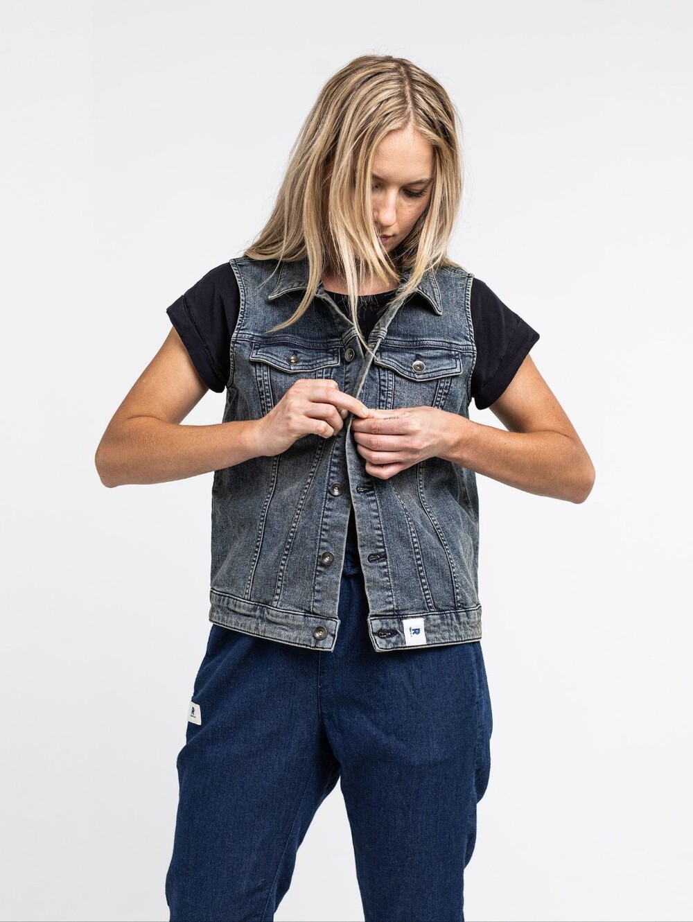 Ripton & Co 🥾 Denim Regulator Vest 🔸XS